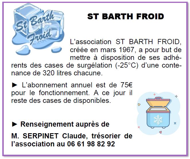 St Barth Froid