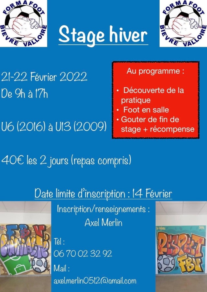 stage formafoot fev 20221